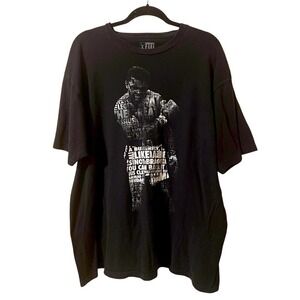 MUHAMMAD ALI T-shirt Licensed Boxing Greatest GOAT Tee Men's 2XL 100% Cotton